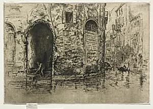 Two Doorways by James McNeill Whistler (American, 1834–1903)