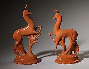 Two Fawns by Waylande Gregory (American, 1905–1971)