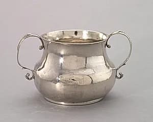 Two-Handled Cup by George Hanners (American, c. 1696–1740)