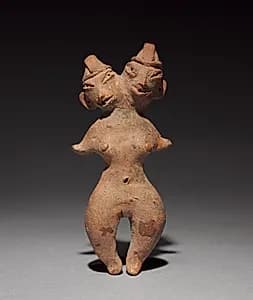 Two-headed Female Figurine by Unknown Artist