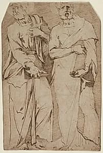 Two Standing Saints by Giovanni Bandini (Italian, c. 1540–1599)