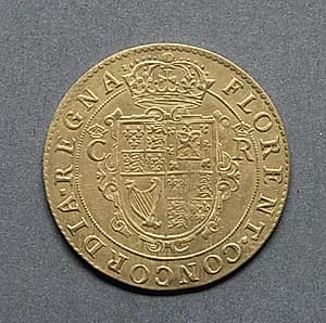 Unite: Crowned Shield (reverse) by Nicholas Briot (French, c. 1579–1646)
