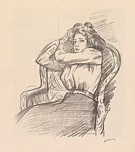 Untitled ("Babette") by Albert de Belleroche (British, 1864–1944)