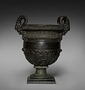 Urn with Satyr Heads by Unknown Artist