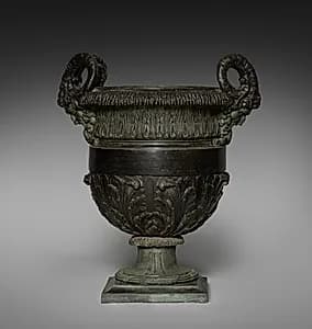 Urn with Satyr Heads by Unknown Artist