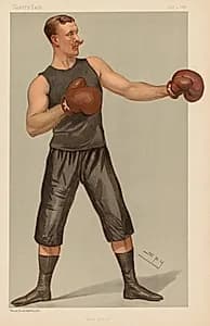 Vanity Fair: "Hard Hitter" by Leslie Matthew (Spy) Ward (British, 1851–1922)