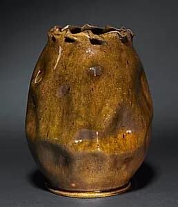 Vase by George E. Ohr (American, 1857–1918)