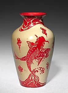 Vase by Bernard Moore (British, 1850–1935)