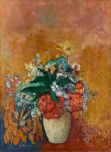 Vase of Flowers by Odilon Redon (French, 1840–1916)