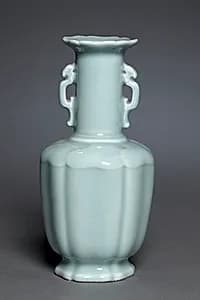 Vase with Dragon Handles by Unknown Artist