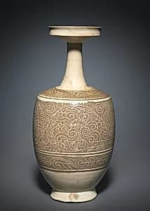Vase with Floral Scrolls by Unknown Artist
