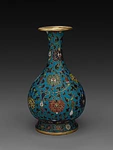 Vase with Floral Scrolls by Unknown Artist