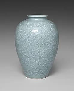 Vase with Plum Blossoms by Seifū Yohei IV (Japanese, 1872–1951)