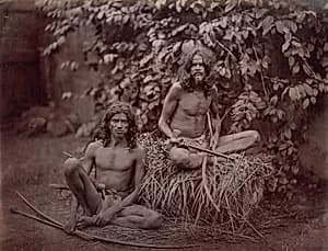 Veddahs of Ceylon by Scowen & Co. (British, active Ceylon, 1876–1895)