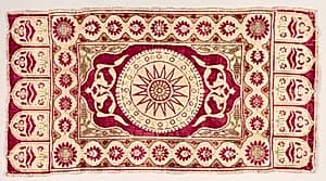 Velvet Divan Cushion by Unknown Artist