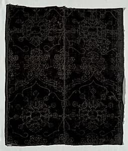 Velvet Fragment by Unknown Artist