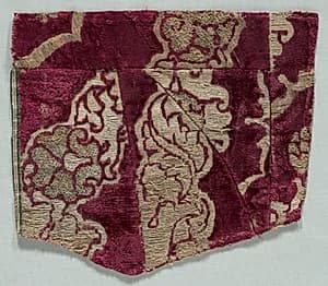 Velvet Fragment by Unknown Artist