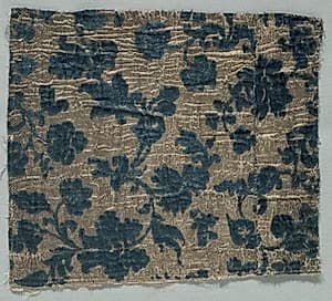 Velvet Fragment by Unknown Artist
