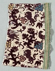 Velvet Fragment by Unknown Artist