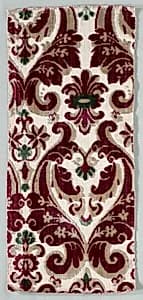 Velvet Fragment by Unknown Artist