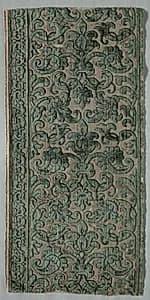 Velvet Fragment by Unknown Artist