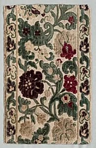 Velvet Fragment by Unknown Artist