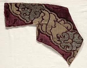 Velvet Fragment by Unknown Artist