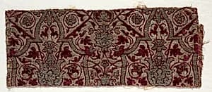 Velvet Textile by Unknown Artist