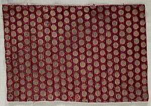Velvet with gold discs by Unknown Artist