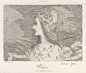 Venice  by Edmond François Aman-Jean (French, 1858–1936)
