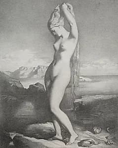 Venus Anadyomène by Théodore Chassériau (French, 1819–1856)