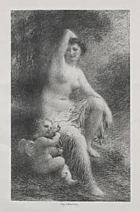 Venus and Cupid by Henri Fantin-Latour (French, 1836–1904)