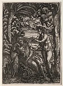 Venus and Mercury by Hans Burgkmair (German, 1473–1531)