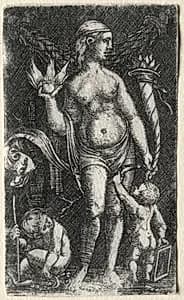 Venus between two cupids by Albrecht Altdorfer (German, c. 1480–1538)