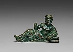 Vessel Ornament of Banqueter by Unknown Artist