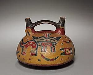 Vessel with Feline by Unknown Artist