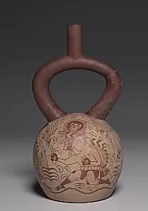 Vessel  with Running Figures by Unknown Artist