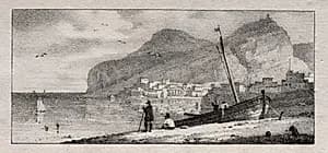 View of a Seaport by Horace Vernet (French, 1789–1863)