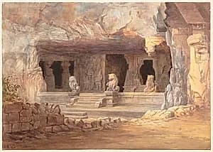 View of Elephanta by Unknown Artist