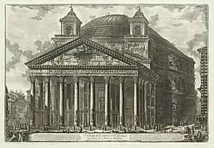 Views of Rome:  The Pantheon by Giovanni Battista Piranesi (Italian, 1720–1778)