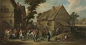 Village Festival by David Teniers (Flemish, 1610–1690)