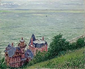 Villas at Trouville by Gustave Caillebotte (French, 1848–1894)