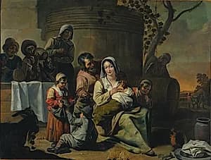 Vintage Scene by Le Nain (French)