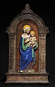 Virgin and Child by Benedetto Buglioni (Italian, 1461–1521)