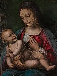 Virgin and Child by Bernardino Luini (Italian, c. 1480-c. 1532)