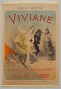 Viviane by Jules Chéret (French, 1836–1932)