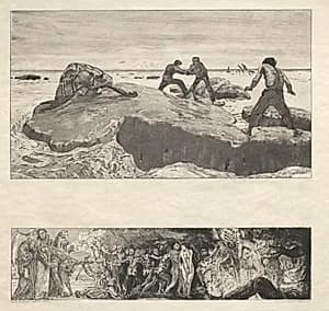 Vom Tode I, (Opus II, 1889) No. 2 by Max Klinger (German, 1857–1920)