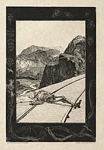 Vom Tode I, (Opus II, 1889) No. 8 by Max Klinger (German, 1857–1920)
