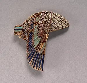 Vulture Headdress Inlay by Unknown Artist