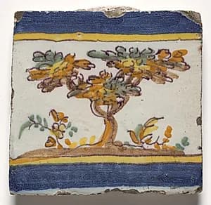 Wall Tile- Tree by Unknown Artist